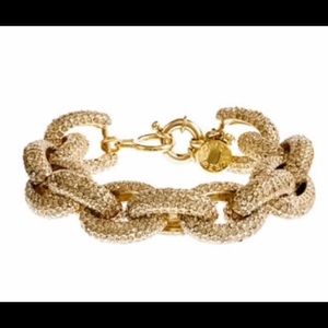 J.Crew classic Pave link bracelet